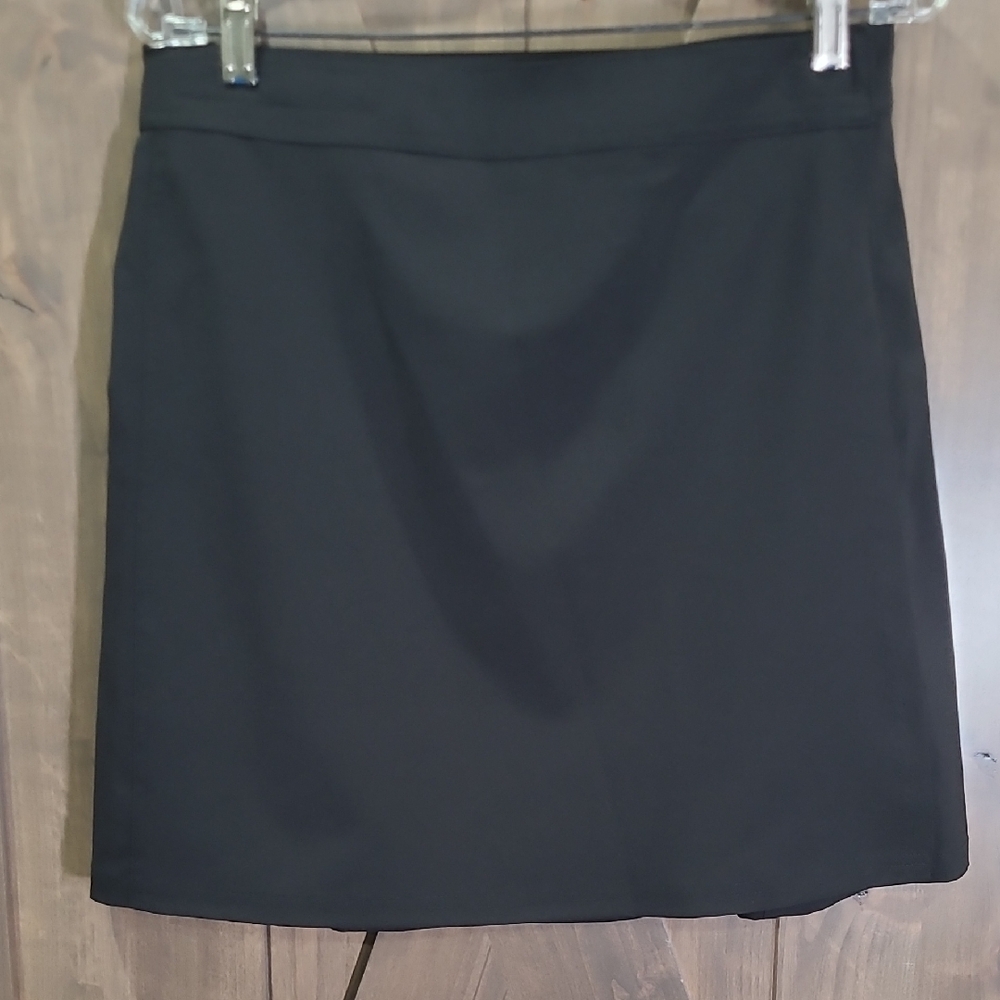 Classic Black Quick Dry Women's Adjustable Wrap Rip Skirt M